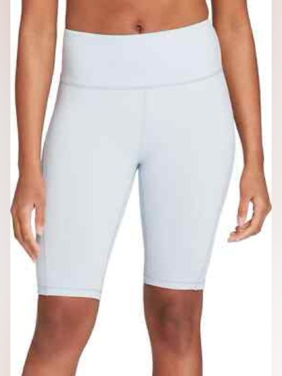 CALIA by Carrie Underwood Pants - CALIA by Carrie Underwood Light Blue High-Waist Bike Shorts
